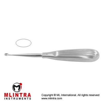 Schede Bone Curette Oval - Fig. 0 Stainless Steel, 17 cm - 6 3/4" Scoop Size 4.2 mm Schede Bone Curette Oval - Fig. 0 Stainless Steel, 17 cm - 6 3/4" Scoop Size 4.2 mm